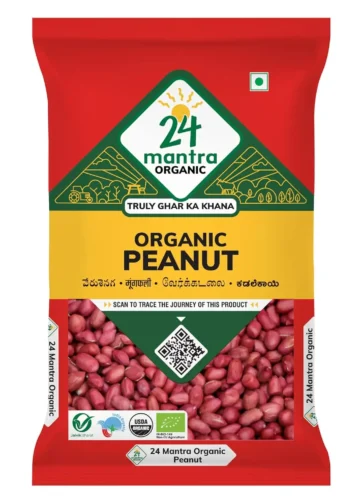 24 Mantra Organic Raw Peanut/Moongphali 500 gm